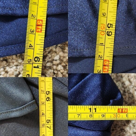 La Femme Navy Trumpet Off Shoulder Sexy Classic Beauty Size 0 28450 - Picture 16 of 16